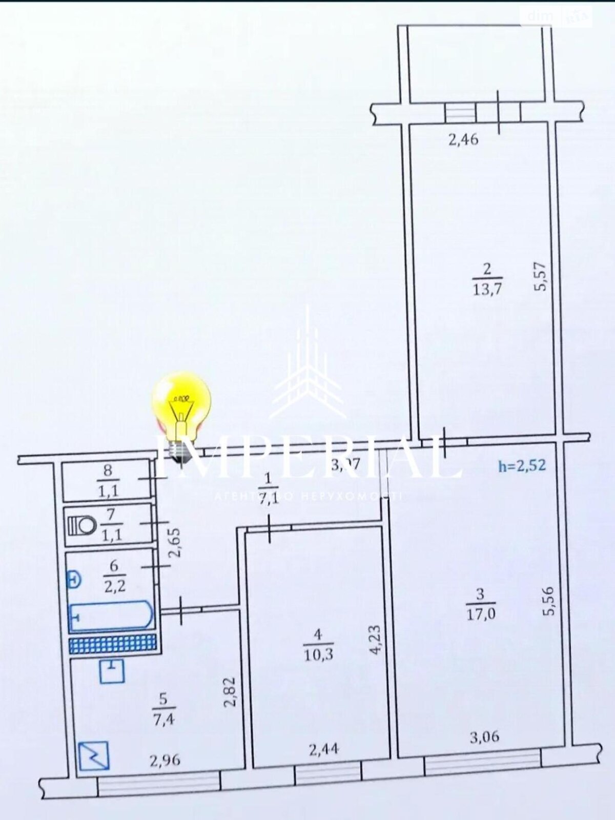 Продаж трикімнатної квартири в Києві, на просп. Оболонський 37, район Оболонський фото 1 Продаж трикімнатної квартири в Києві, на просп. Оболонський 37, район Оболонський фото 1