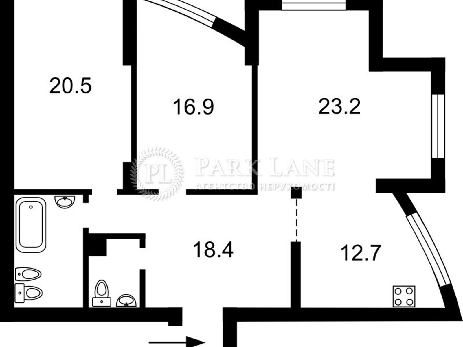 Продажа трехкомнатной квартиры в Киеве, на просп. Владимира Ивасюка 2Г, район Оболонский фото 1