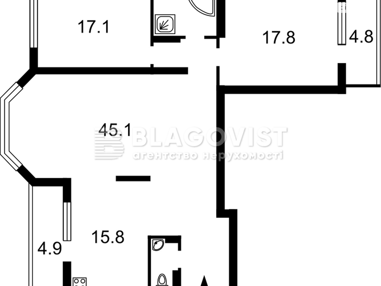 Продажа трехкомнатной квартиры в Киеве, на ул. Бориса Гмыри 6, район Осокорки фото 1 Продажа трехкомнатной квартиры в Киеве, на ул. Бориса Гмыри 6, район Осокорки фото 1