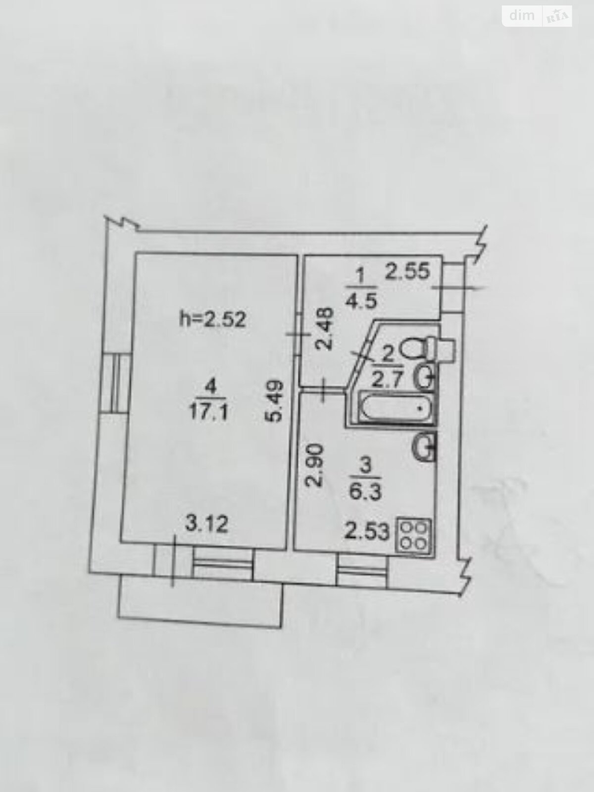 Продаж однокімнатної квартири в Києві, на вул. Академіка Шалімова 7А, район Відрадний фото 1