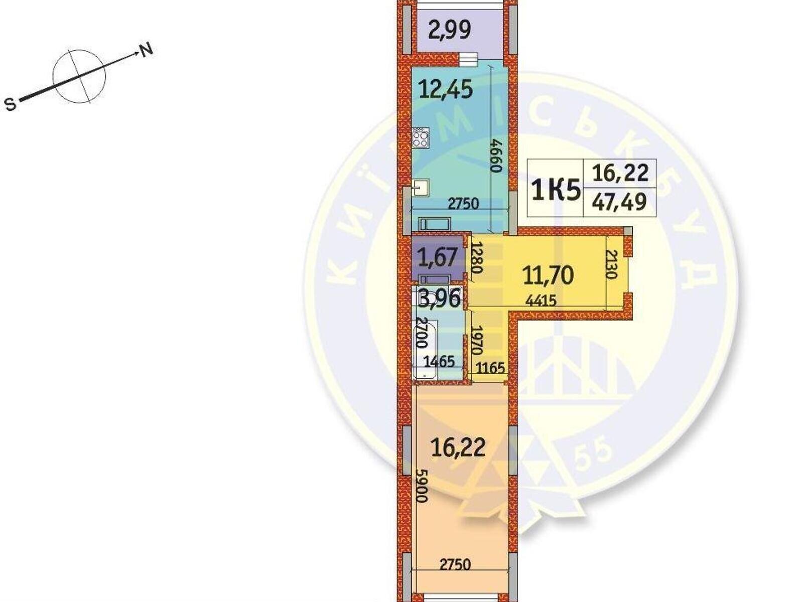 Продажа однокомнатной квартиры в Киеве, на просп. Отрадный 93/2, район Отрадный фото 1