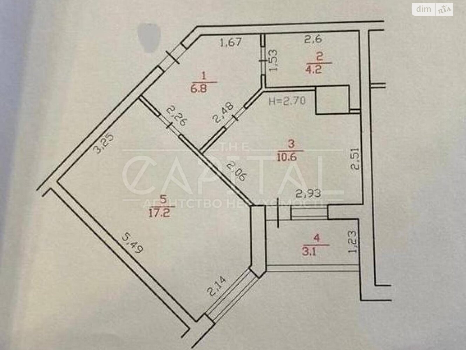 Продаж однокімнатної квартири в Києві, на просп. Відрадний 2, район Відрадний фото 1