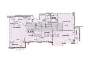 Продажа четырехкомнатной квартиры в Киеве, на ул. Андрея Верхогляда 17Б, район Печерский фото 2