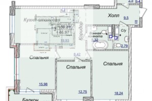 Продажа трехкомнатной квартиры в Киеве, на ул. Андрея Верхогляда 19А, район Черная Гора фото 2