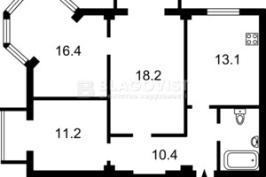 Продажа трехкомнатной квартиры в Киеве, на ул. Крещатик 23, район Печерск фото 2