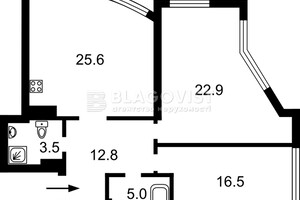 Продажа двухкомнатной квартиры в Киеве, на ул. Антоновича 109, район Новое строение фото 2