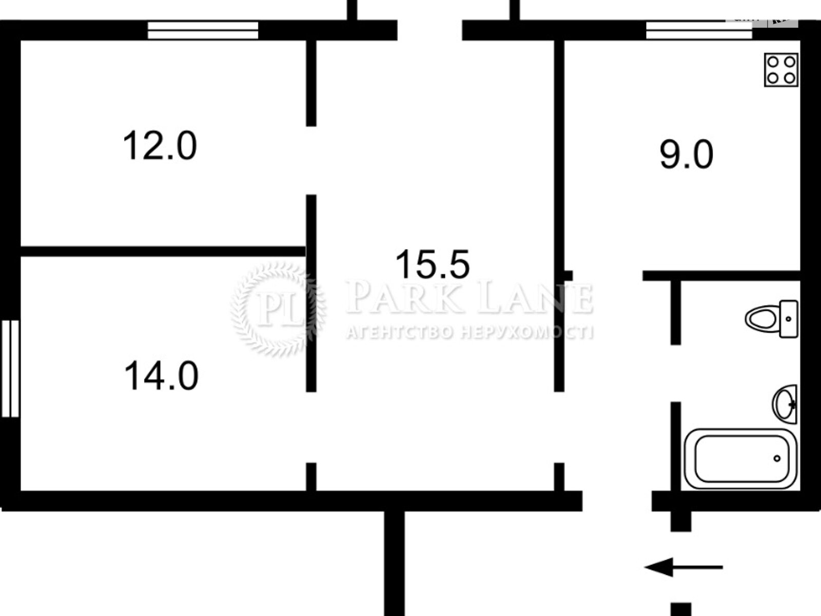 Продажа трехкомнатной квартиры в Киеве, на спуск Печерский 19, район Печерск фото 1