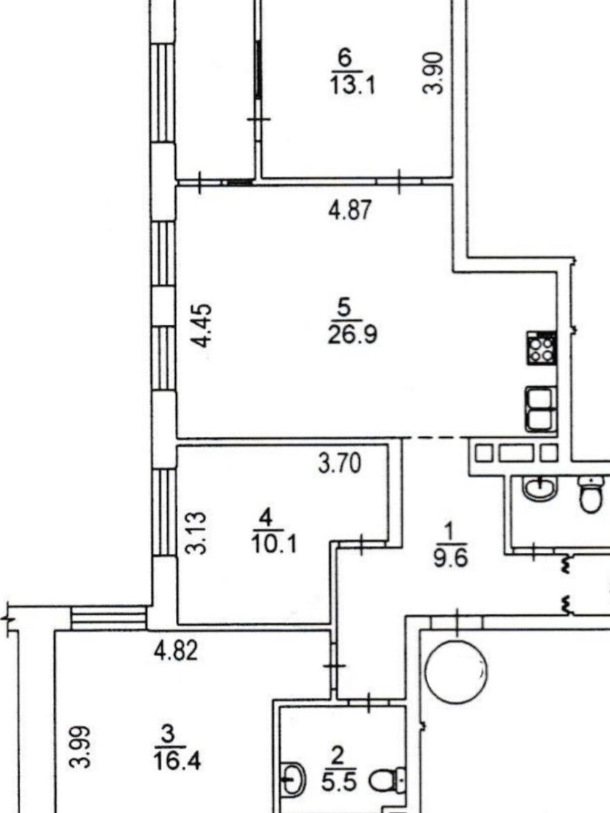 Продажа трехкомнатной квартиры в Киеве, на просп. Правды 83, район Печерск фото 1