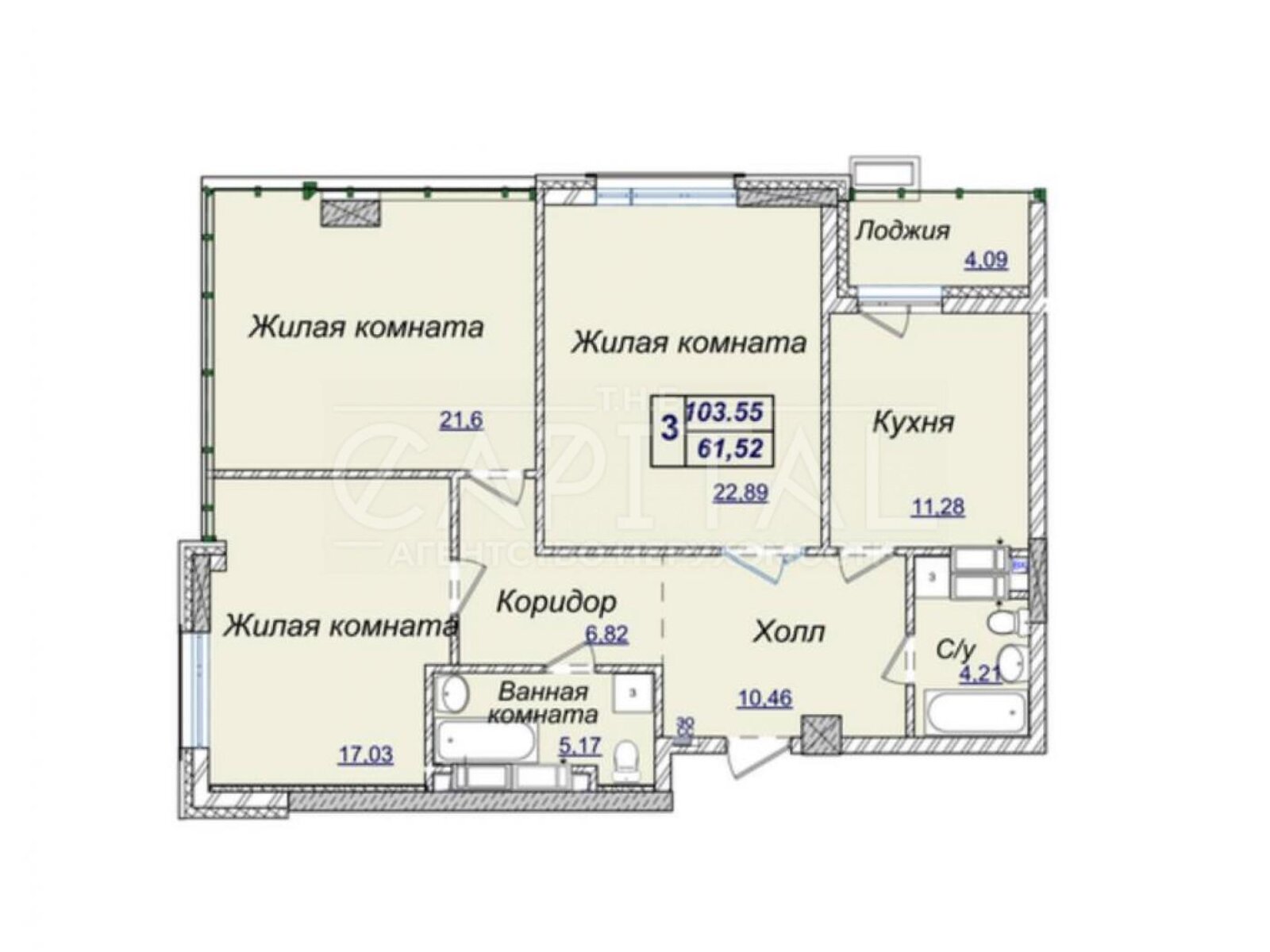 Продаж трикімнатної квартири в Києві, на вул. Андрія Верхогляда 17В, район Печерський фото 1 Продаж трикімнатної квартири в Києві, на вул. Андрія Верхогляда 17В, район Печерський фото 1