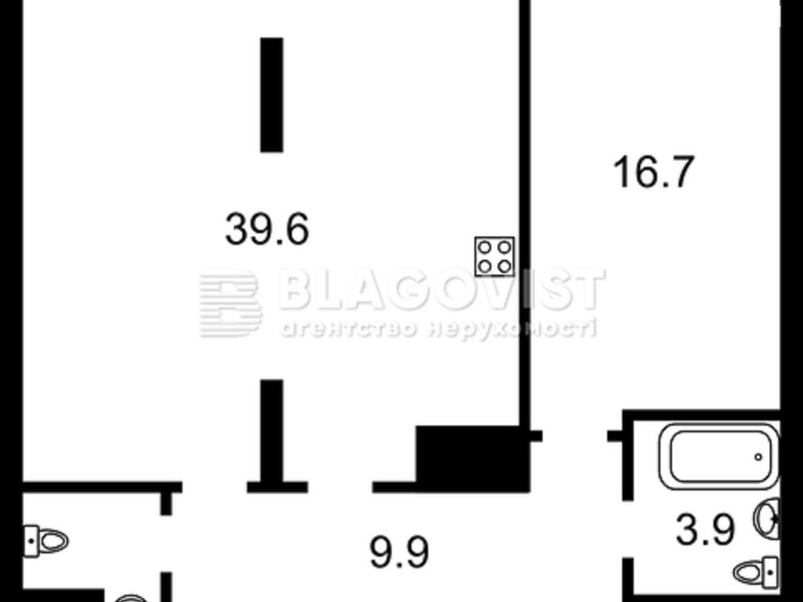 Продажа двухкомнатной квартиры в Киеве, на ул. Андрея Верхогляда 30, район Печерский фото 1