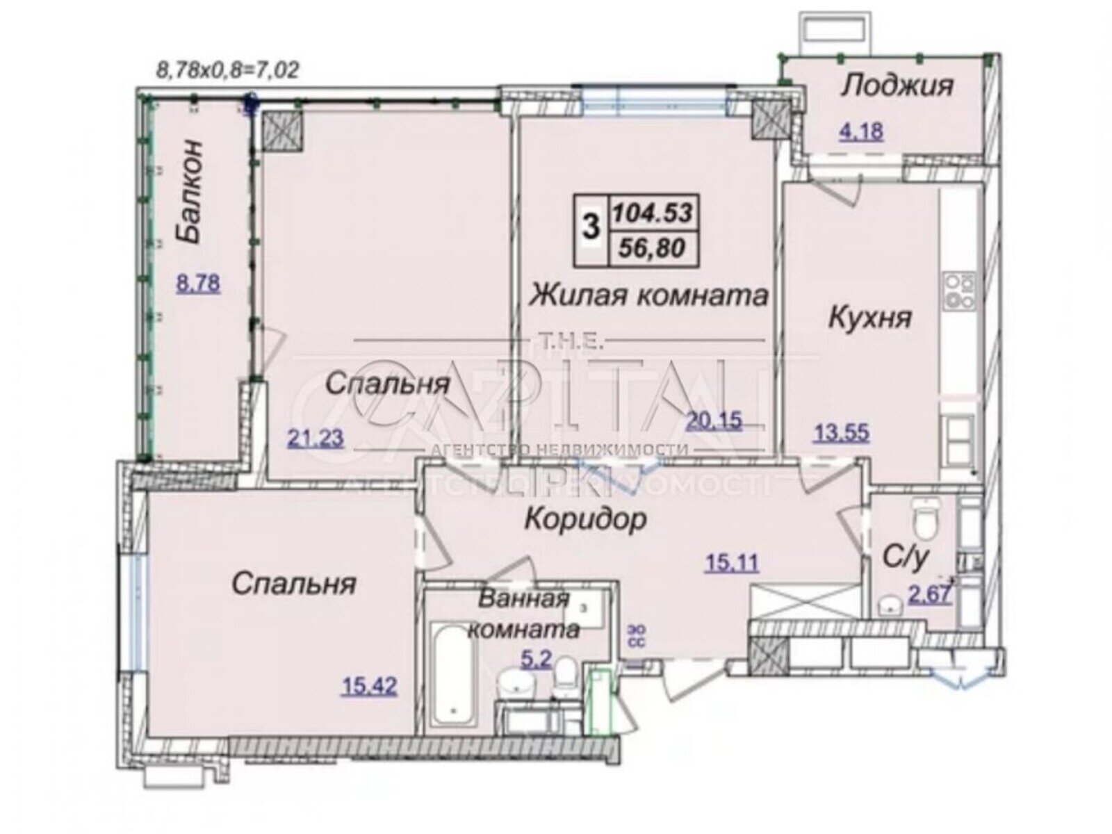 Продаж трикімнатної квартири в Києві, на вул. Андрія Верхогляда 19Б, район Печерський фото 1