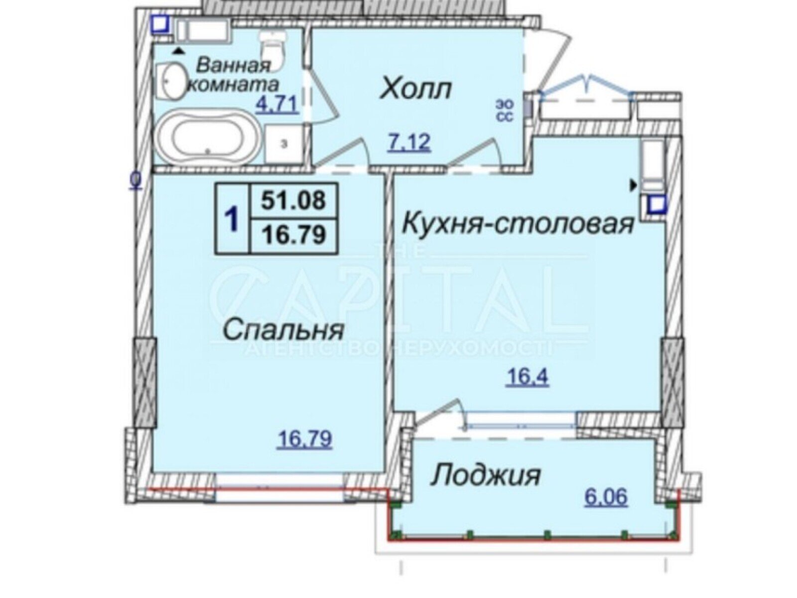 Продаж однокімнатної квартири в Києві, на вул. Андрія Верхогляда 19А, район Печерський фото 1