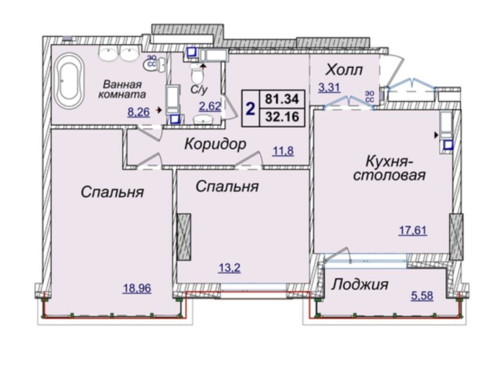 Продажа трехкомнатной квартиры в Киеве, на ул. Андрея Верхогляда 19А, район Печерский фото 1