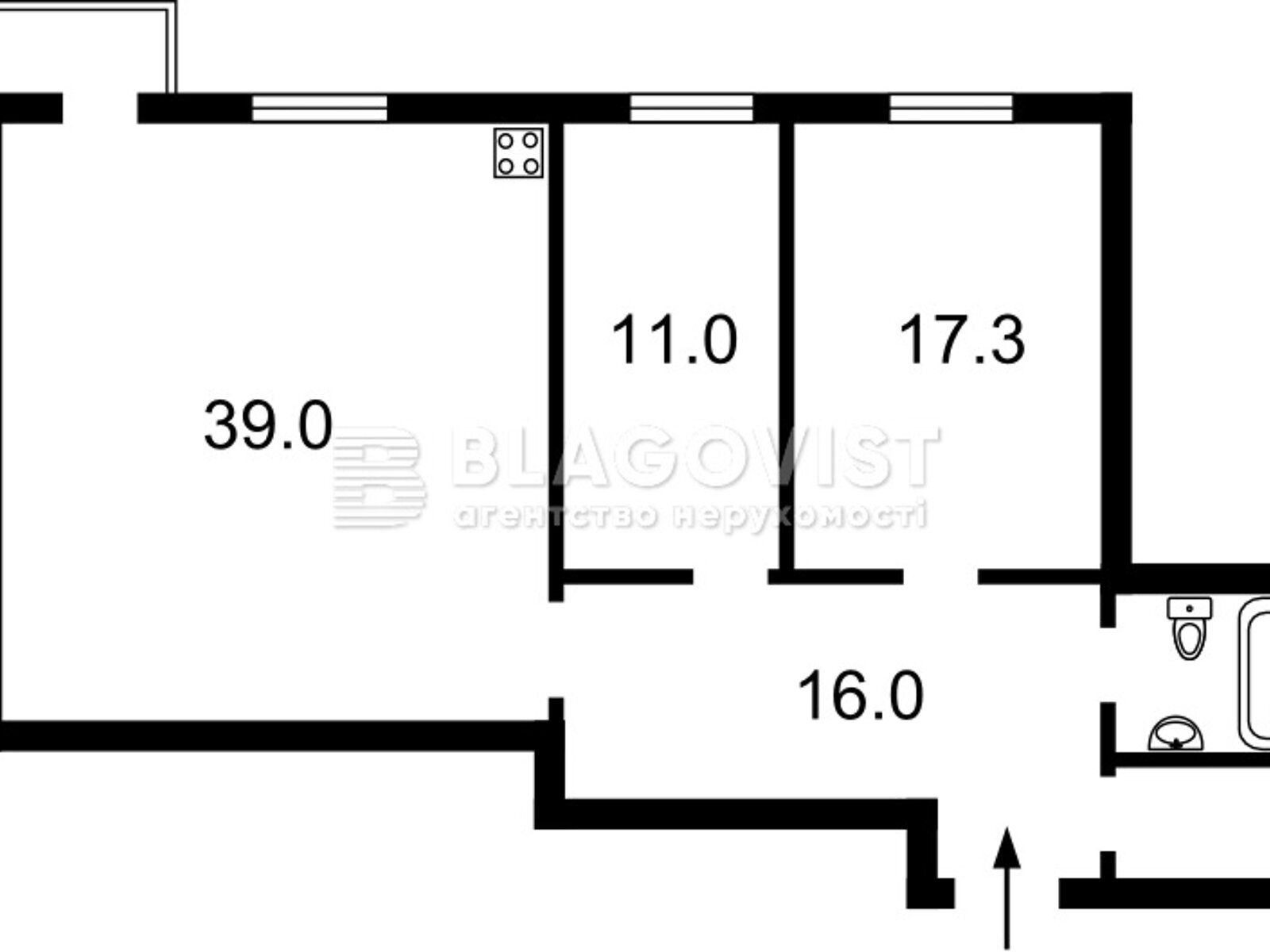 Продажа трехкомнатной квартиры в Киеве, на ул. Коновальца Евгения 44А, район Печерский фото 1