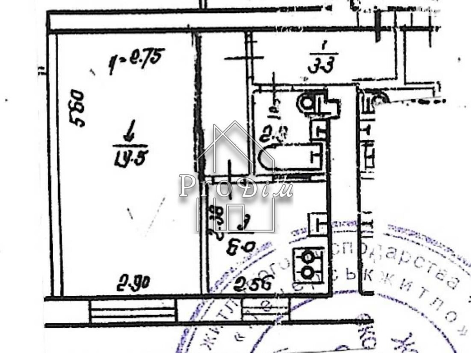 Продаж однокімнатної квартири в Києві, на пров. Кості Гордієнка 8, район Печерський фото 1