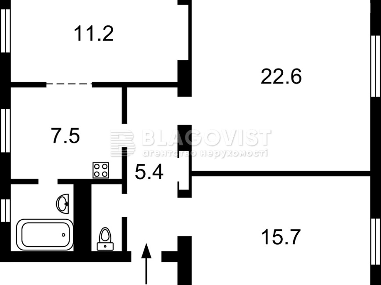 Продажа однокомнатной квартиры в Киеве, на ул. Лаврская 7А, район Печерский фото 1