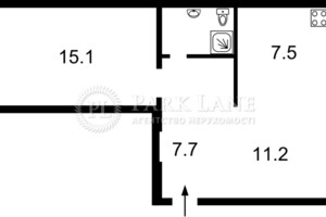 Продаж однокімнатної квартири в Києві, на вул. Лютеранська 21, район Печерський фото 2