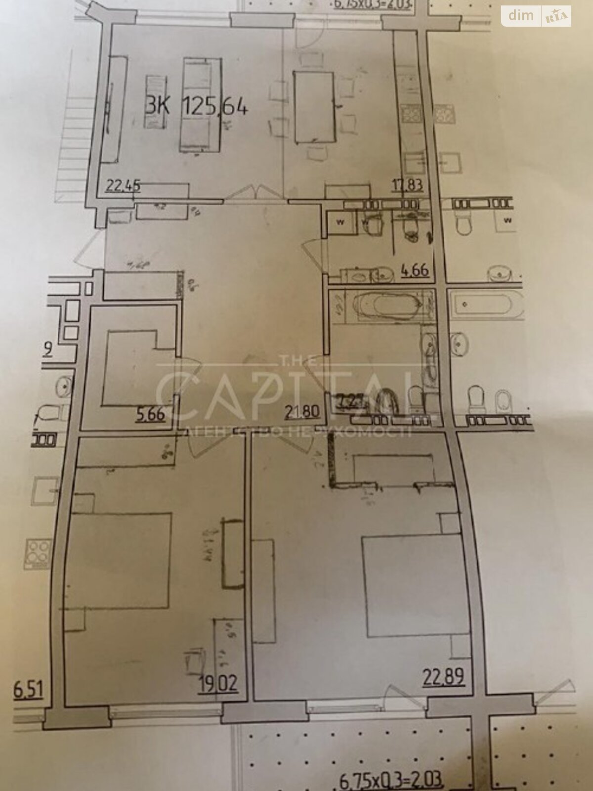 Продаж трикімнатної квартири в Києві, на вул. Михайла Бойчука 17, район Печерський фото 1