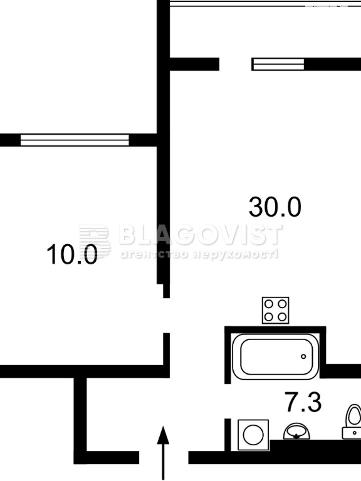 Продажа двухкомнатной квартиры в Киеве, на ул. Михаила Бойчука 41Б, район Печерский фото 1