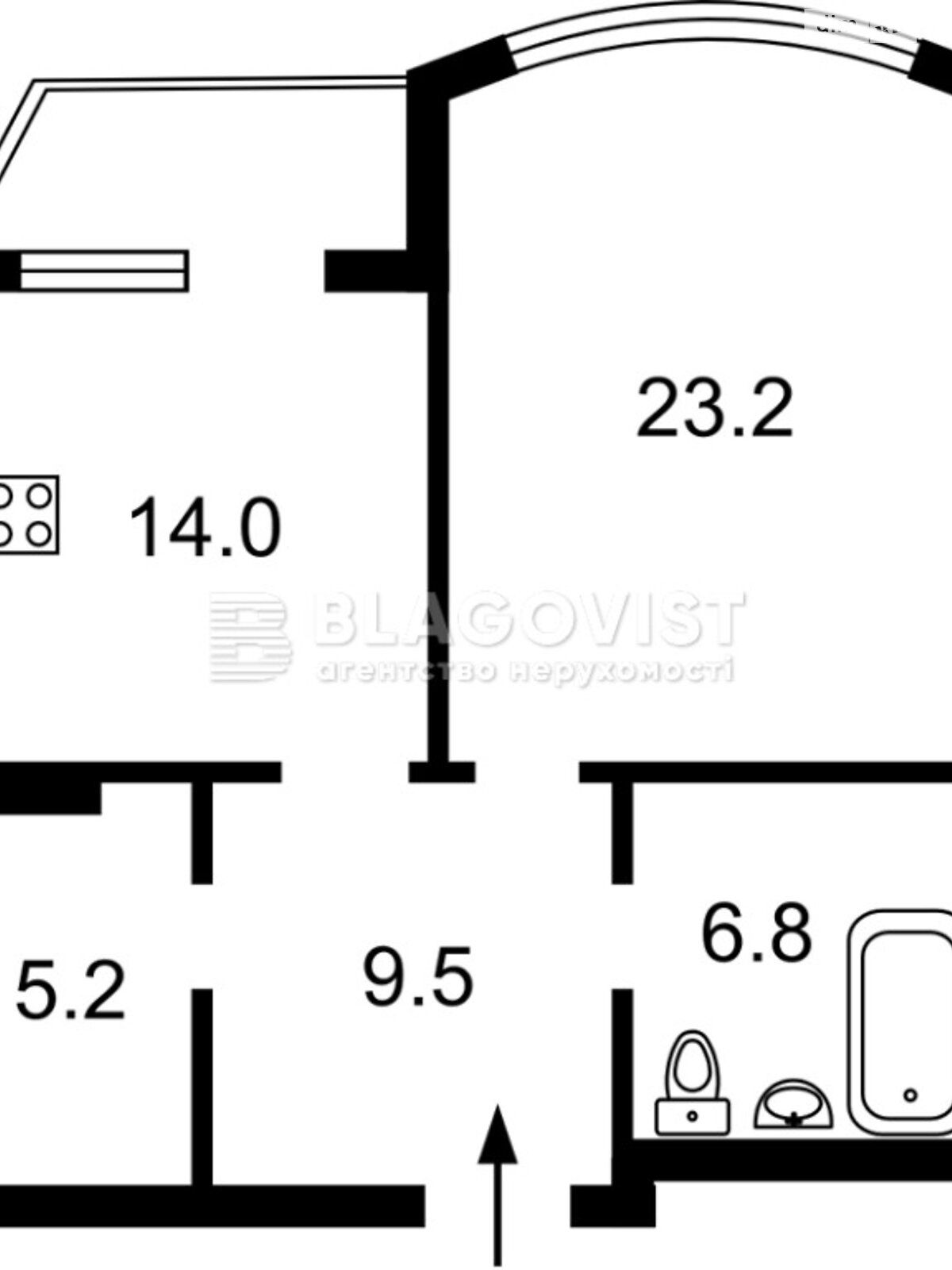 Продажа однокомнатной квартиры в Киеве, на ул. Михаила Бойчука 19А, район Печерский фото 1