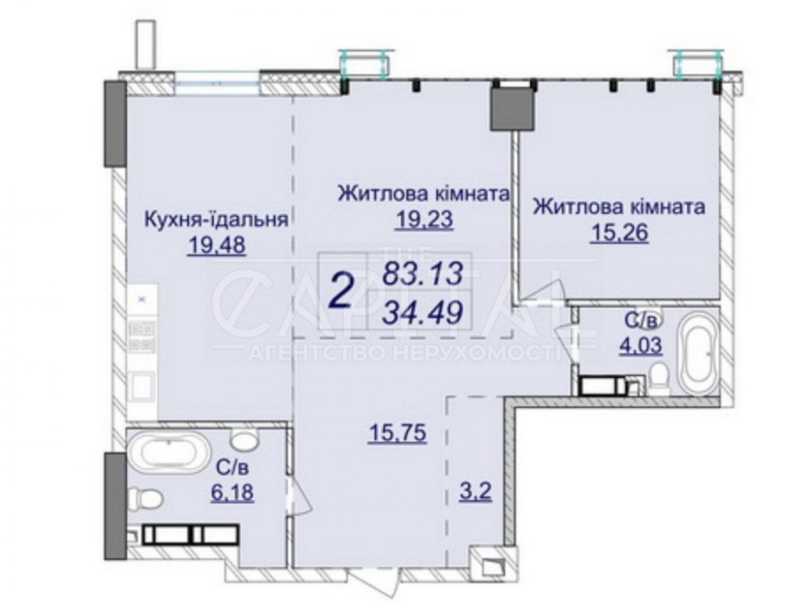 Продажа двухкомнатной квартиры в Киеве, на ул. Андрея Верхогляда 18А, район Печерский фото 1