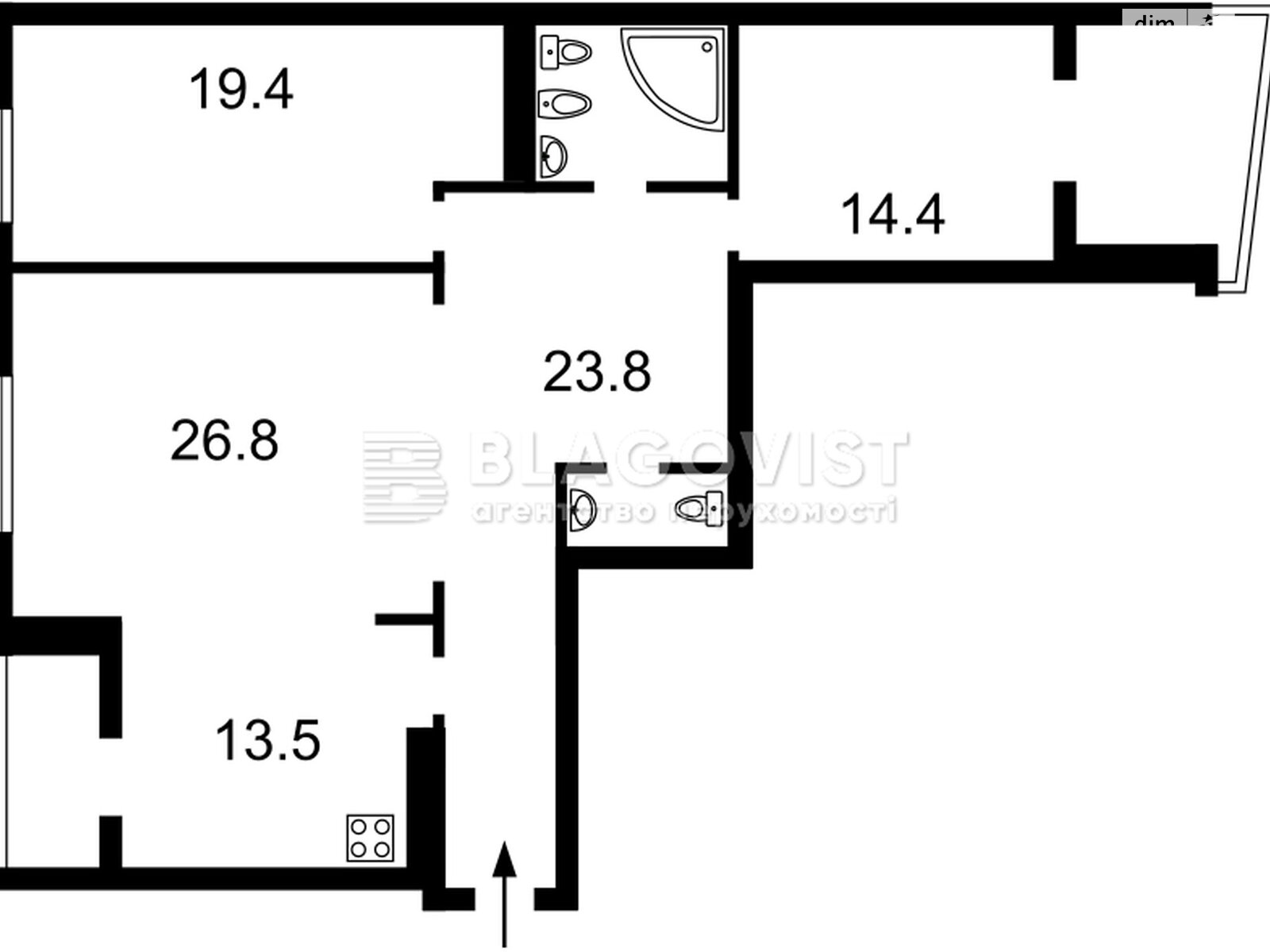 Продажа трехкомнатной квартиры в Киеве, на ул. Ковпака 17, район Печерский фото 1
