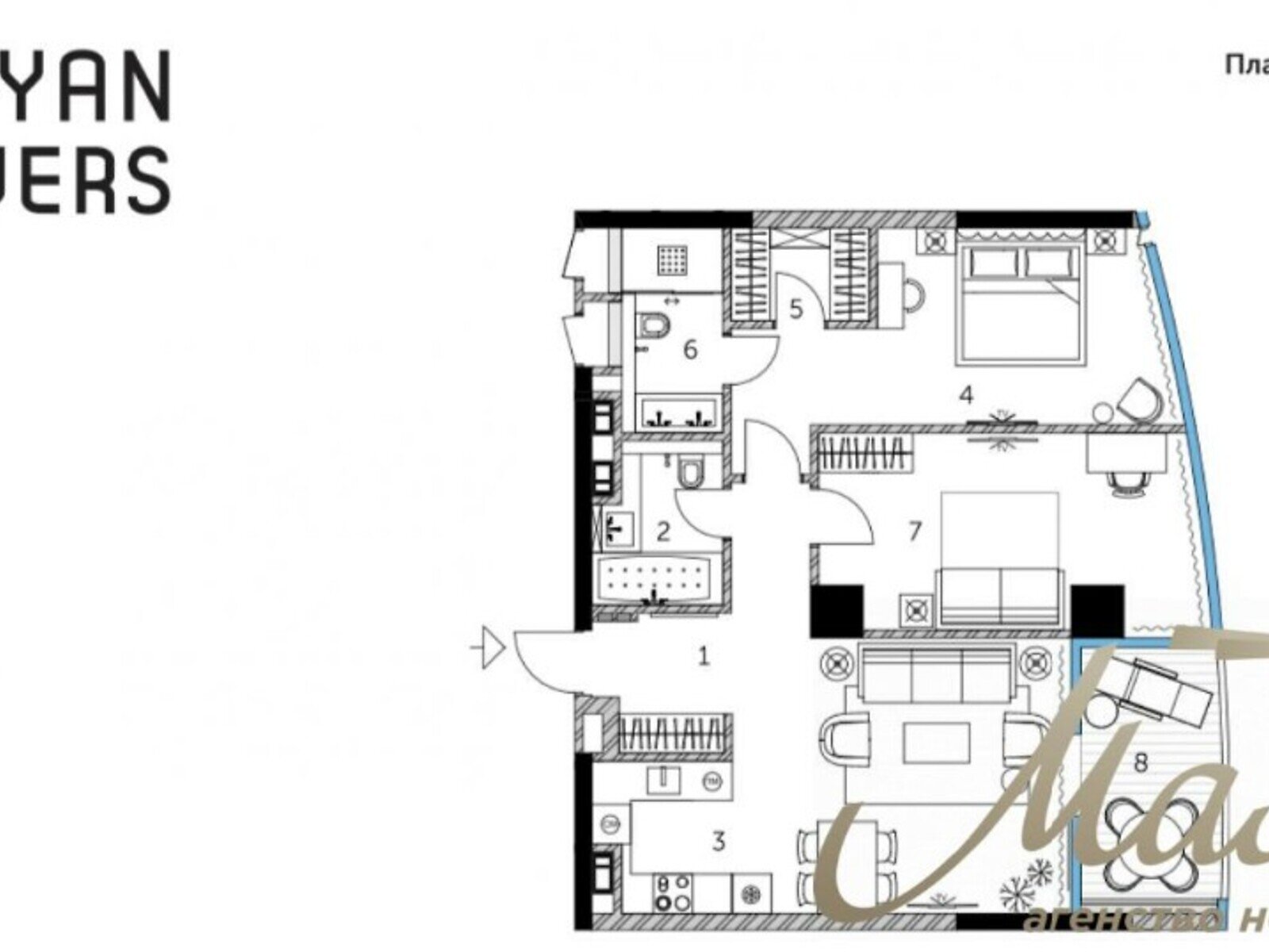 Продажа трехкомнатной квартиры в Киеве, на ул. Иоанна Павла II 12, кв. 55, район Печерский фото 1