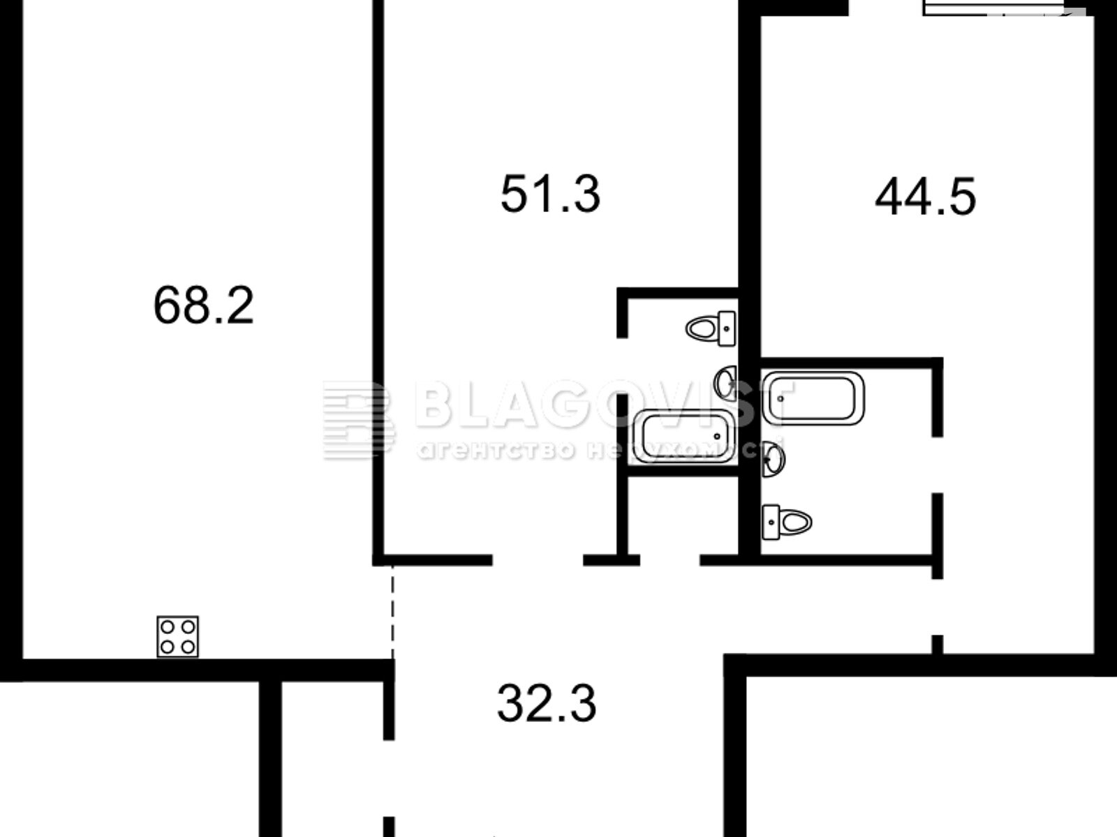 Продажа трехкомнатной квартиры в Киеве, на ул. Редутная 67, район Печерский фото 1