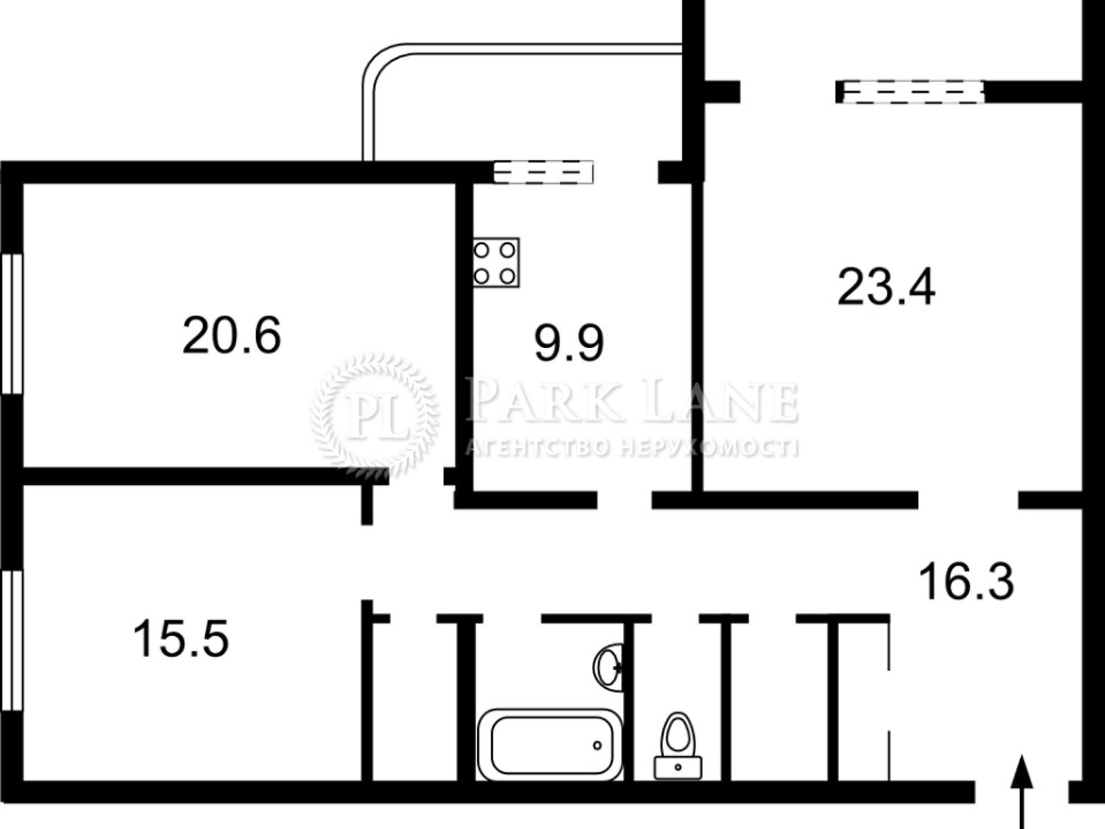 Продажа трехкомнатной квартиры в Киеве, на ул. Старонаводницкая 6А, район Печерский фото 1