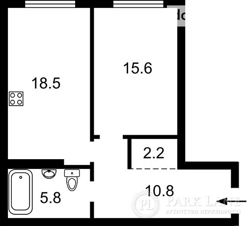 Продажа однокомнатной квартиры в Киеве, на туп. Тверской 7б, кв. 147, район Печерский фото 1 Продажа однокомнатной квартиры в Киеве, на туп. Тверской 7б, кв. 147, район Печерский фото 1