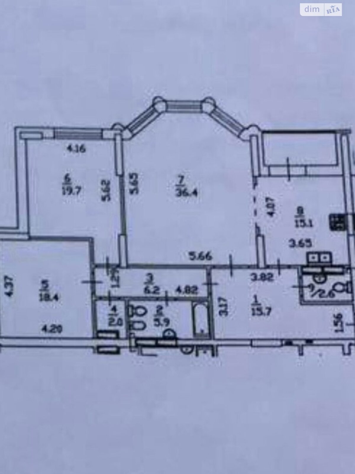 Продаж трикімнатної квартири в Києві, на вул. Василя Тютюнника 5В, район Печерський фото 1