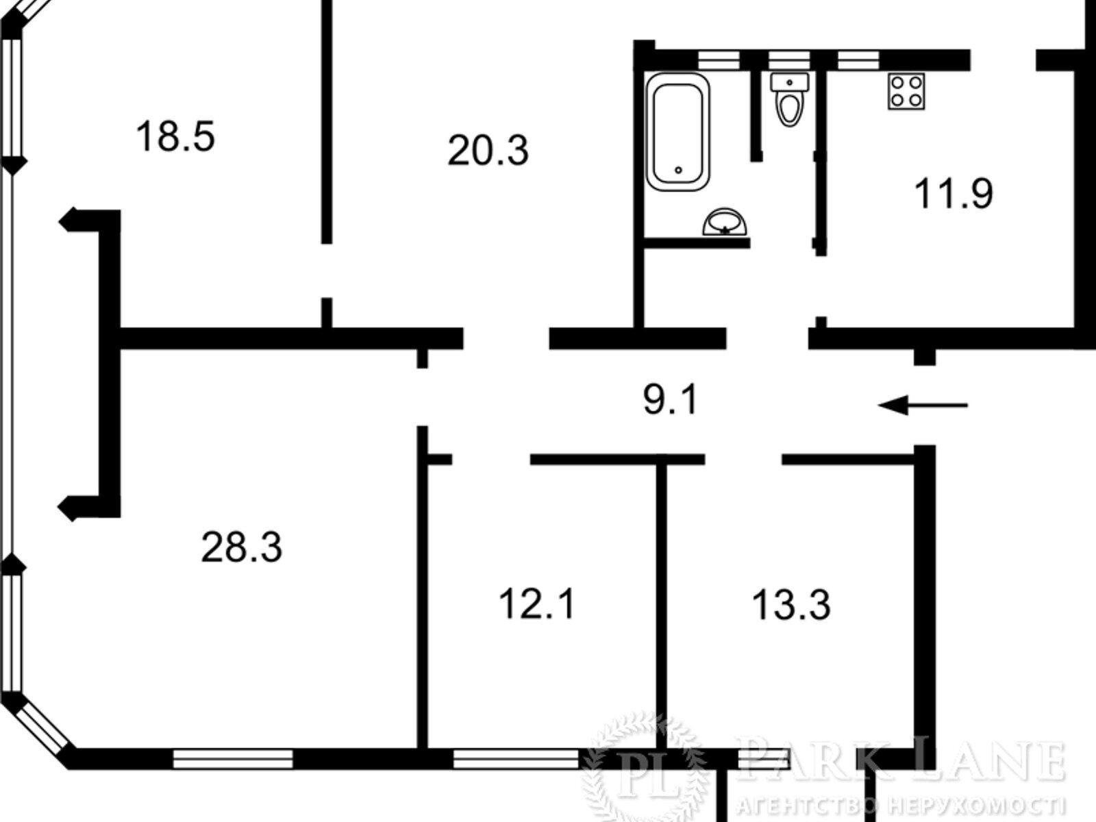 Продажа пятикомнатной квартиры в Киеве, на ул. Заньковецкой 5/2, район Печерский фото 1