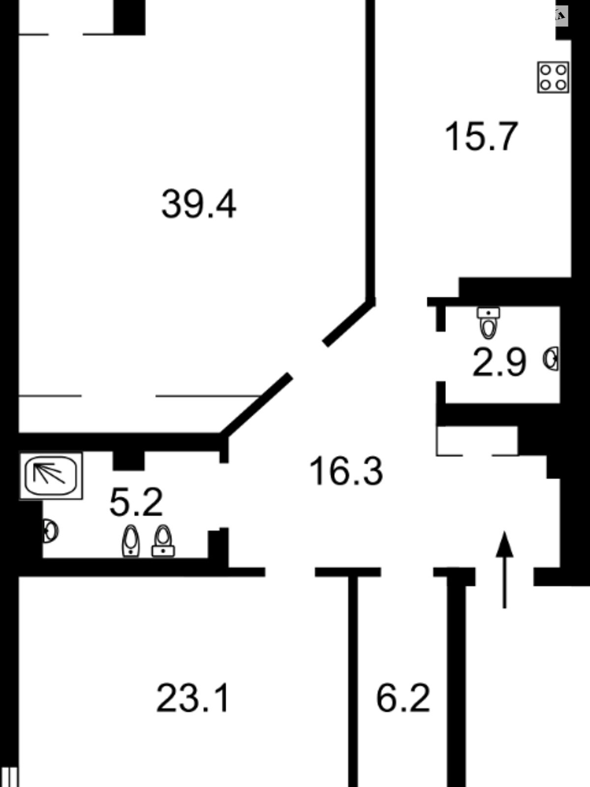 Продаж двокімнатної квартири в Києві, на вул. Хорива 39-41, район Поділ фото 1