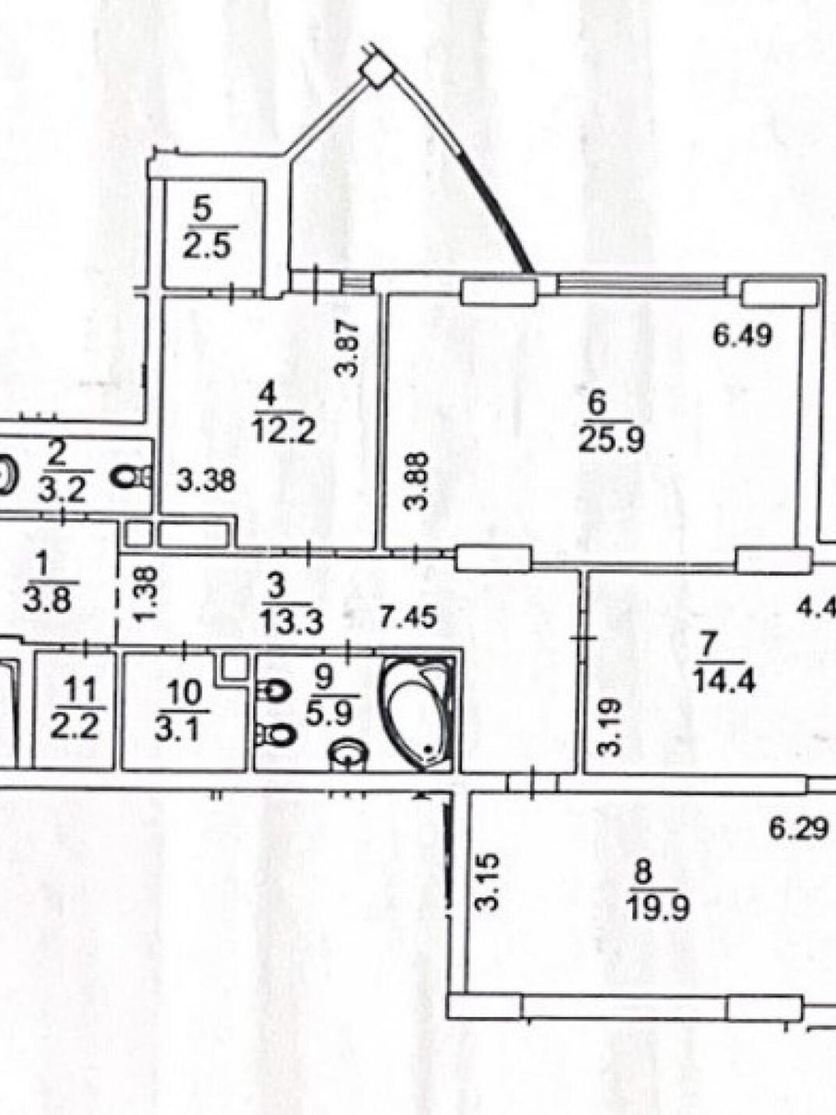 Продажа трехкомнатной квартиры в Киеве, на пер. Покровский 32А, кв. 10, район Подол фото 1