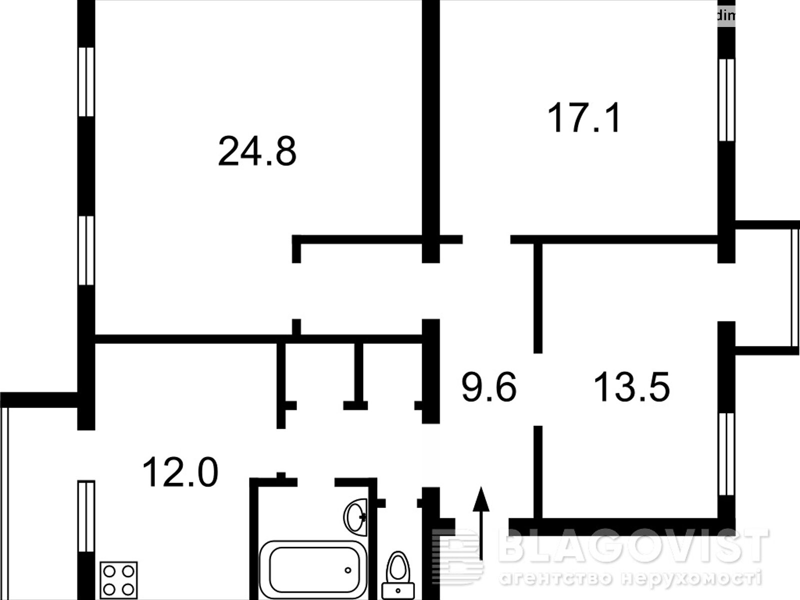 Продажа трехкомнатной квартиры в Киеве, на ул. Введенская 5, район Подол фото 1