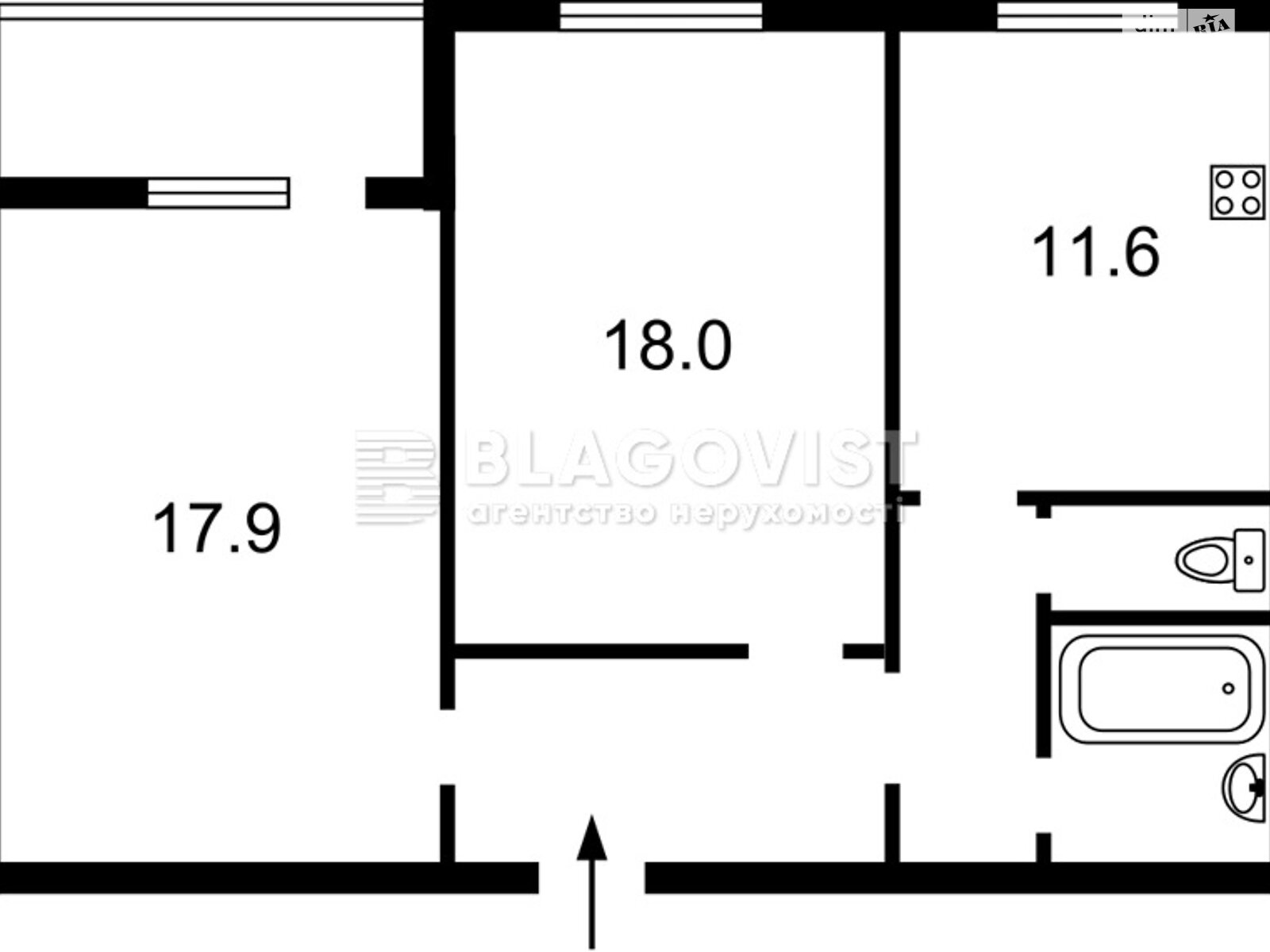 Продажа двухкомнатной квартиры в Киеве, на ул. Белицкая 18, район Подол фото 1