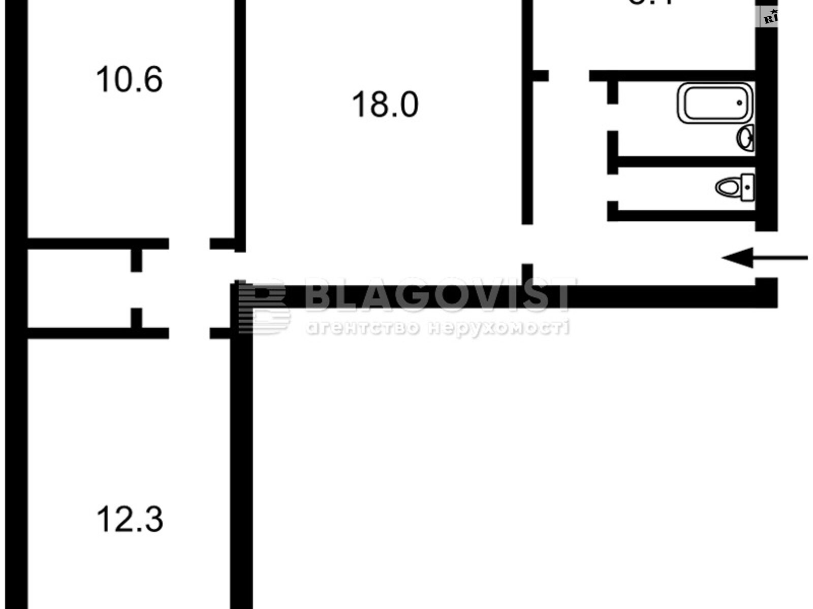 Продаж трикімнатної квартири в Києві, на вул. Оленівська 34, район Подільський фото 1