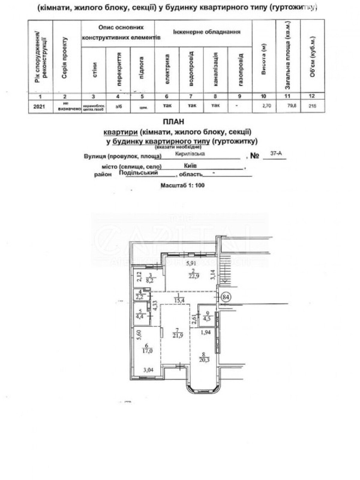 Продажа трехкомнатной квартиры в Киеве, на ул. Кирилловская 37, район Подольский фото 1