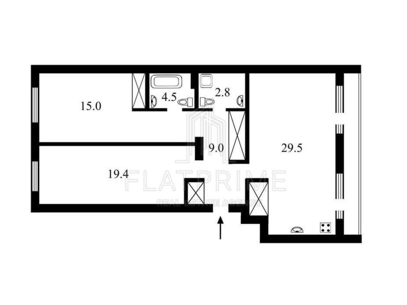 Продажа двухкомнатной квартиры в Киеве, на ул. Набережно-Рыбальская дорога 3, район Подольский фото 1