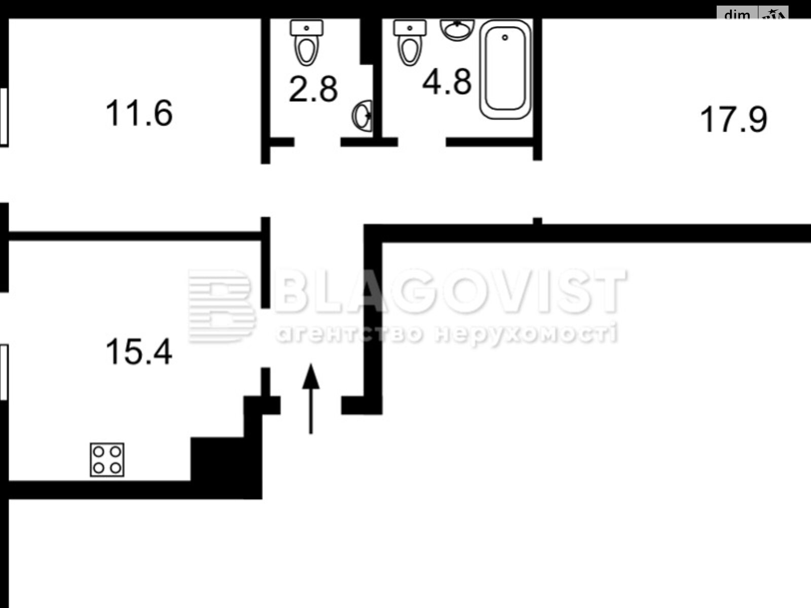 Продажа двухкомнатной квартиры в Киеве, на ул. Набережно-Рыбальская 3, район Подольский фото 1