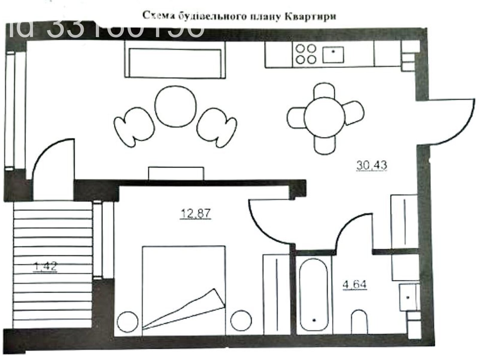 Продаж однокімнатної квартири в Києві, на вул. Набережно-Рибальська 3, район Подільський фото 1 Продаж однокімнатної квартири в Києві, на вул. Набережно-Рибальська 3, район Подільський фото 1