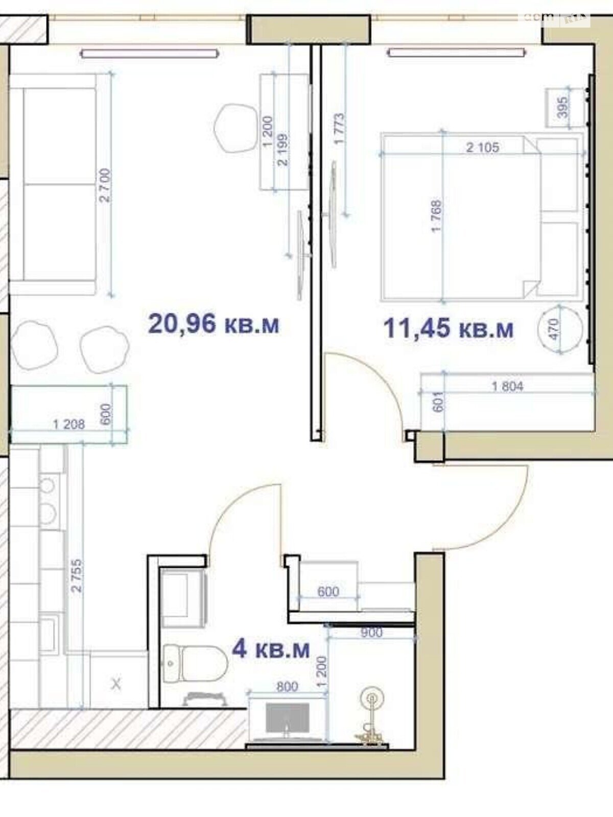 Продажа однокомнатной квартиры в Киеве, на просп. Правды 45, район Подольский фото 1