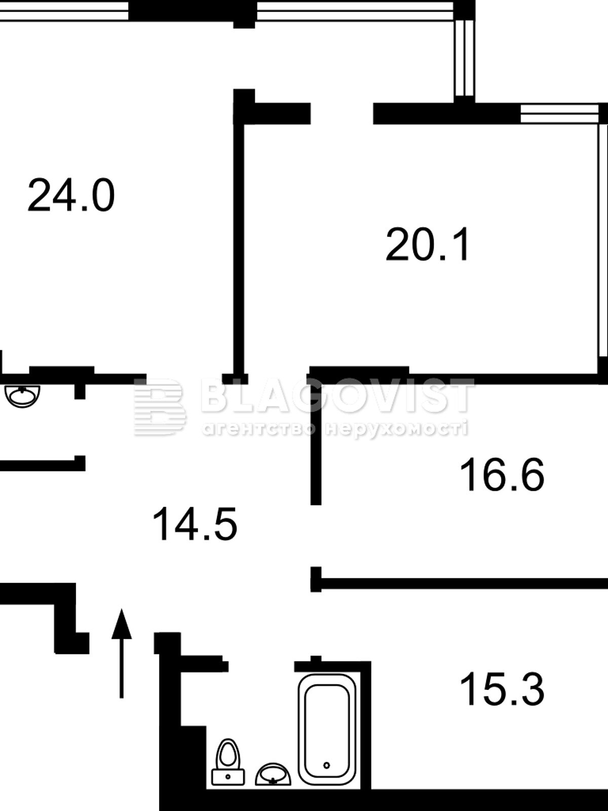 Продаж трикімнатної квартири в Києві, на просп. Європейського Союзу 14, район Подільський фото 1