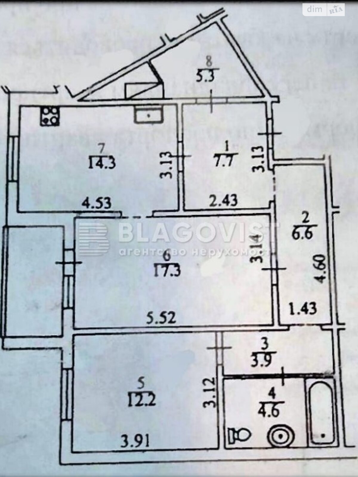 Продаж трикімнатної квартири в Києві, на просп. Європейського Союзу 31А, район Подільський фото 1