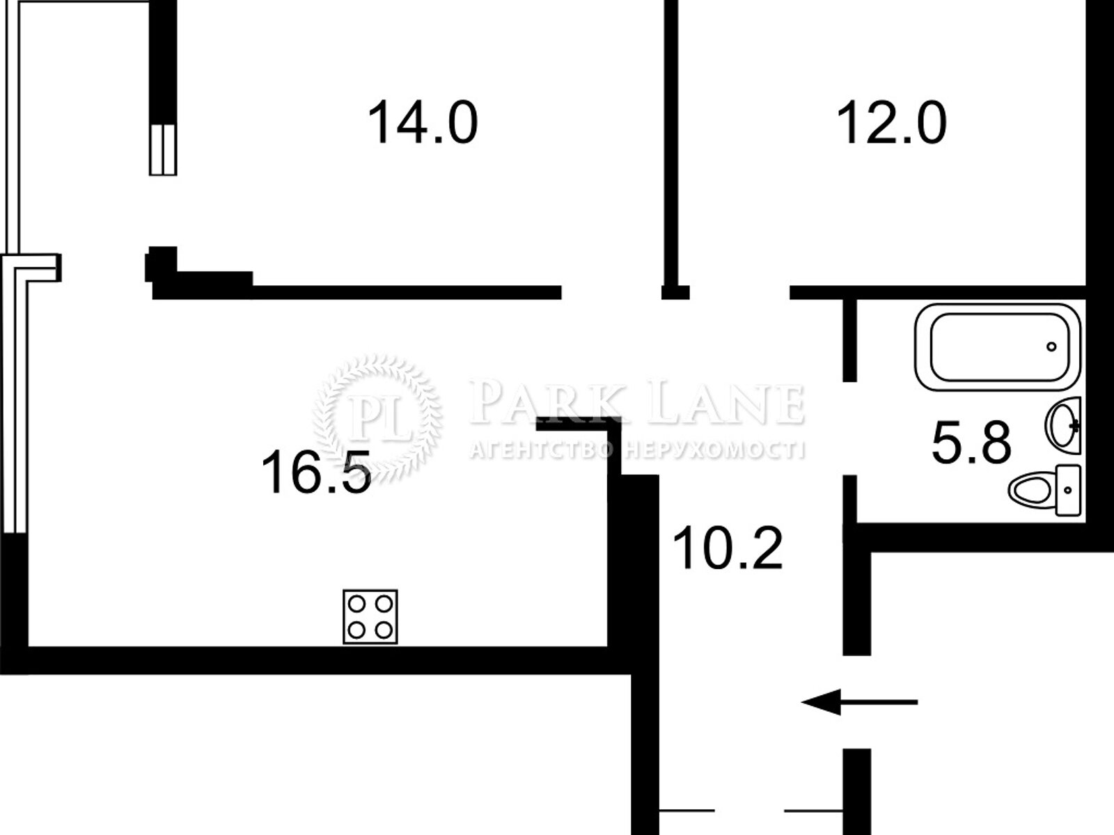Продаж двокімнатної квартири в Києві, на просп. Європейського Союзу 14, район Подільський фото 1