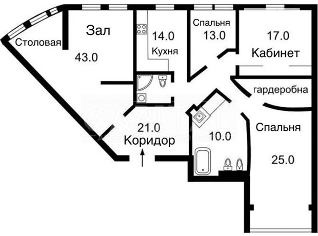 Продажа четырехкомнатной квартиры в Киеве, на ул. Щекавицкая 30, район Подольский фото 1