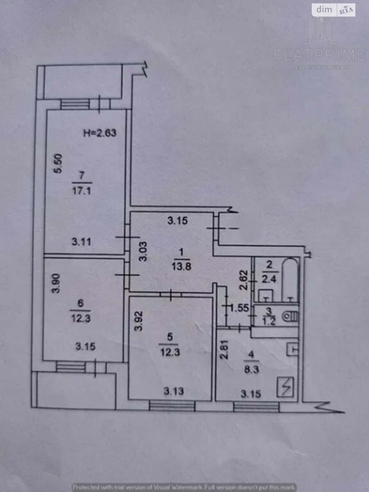 Продаж трикімнатної квартири в Києві, на просп. Свободи 38, район Подільський фото 1