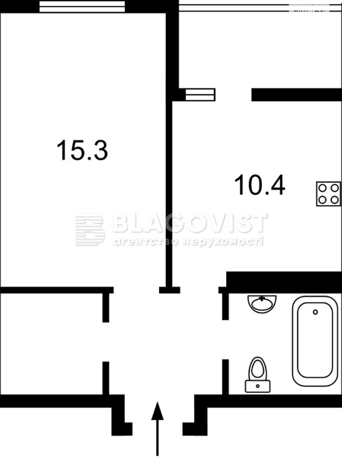 Продажа однокомнатной квартиры в Киеве, на ул. Тираспольская 54, район Подольский фото 1