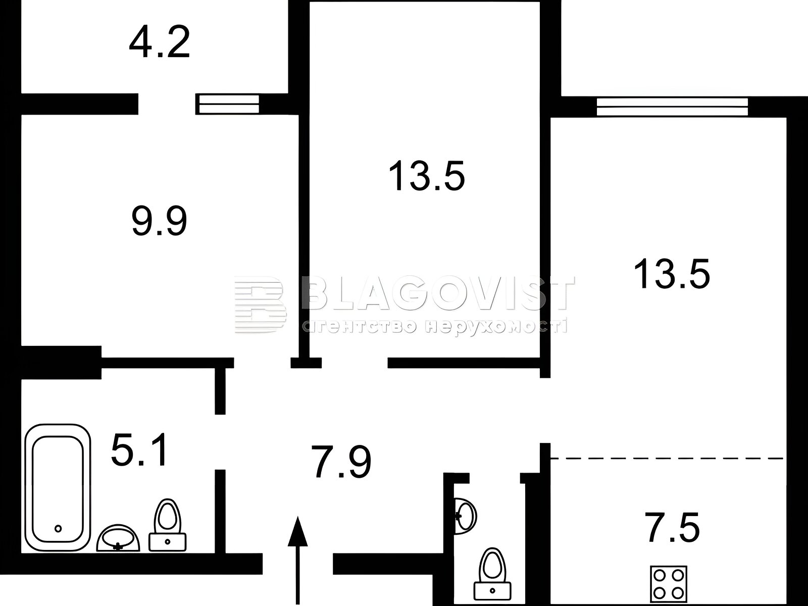 Продажа двухкомнатной квартиры в Киеве, на ул. Тираспольская 58, район Подольский фото 1