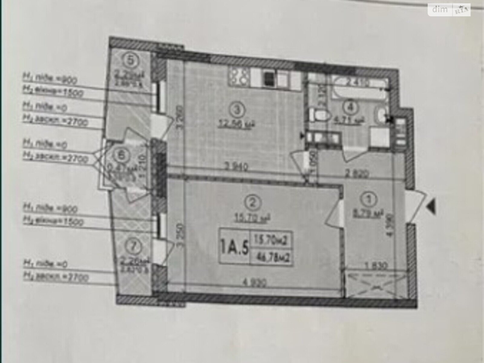 Продаж однокімнатної квартири в Києві, на вул. Івана Виговського 10Б, район Подільський фото 1